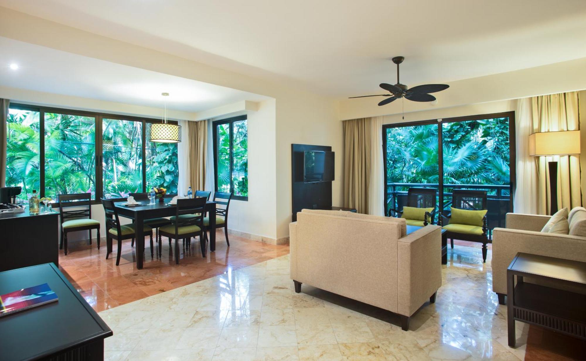 Occidental At Xcaret Destination Hotel Xcaret Park Екстериор снимка Living room