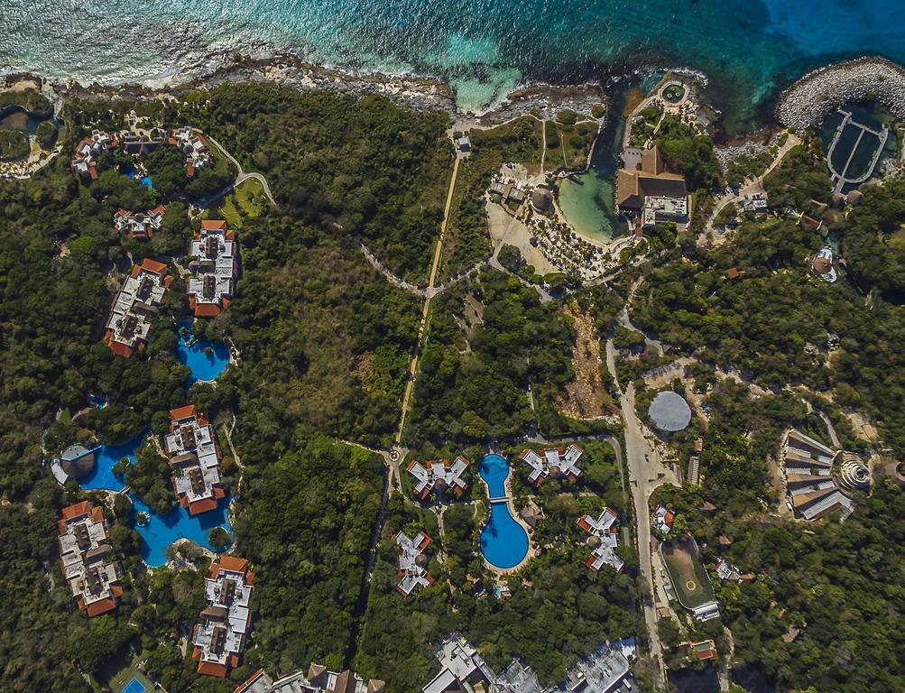 Occidental At Xcaret Destination Hotel Xcaret Park Екстериор снимка Aerial view of the resort