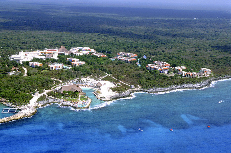 Occidental At Xcaret Destination Hotel Xcaret Park Екстериор снимка Aerial view of Xcarett
