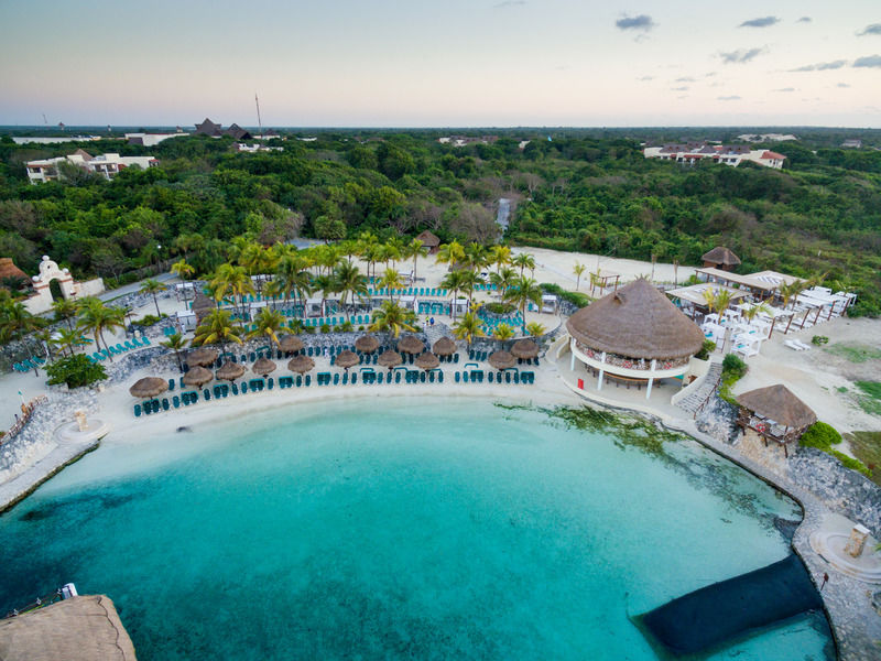 Occidental At Xcaret Destination Hotel Xcaret Park Екстериор снимка Aerial view of Xel-Há